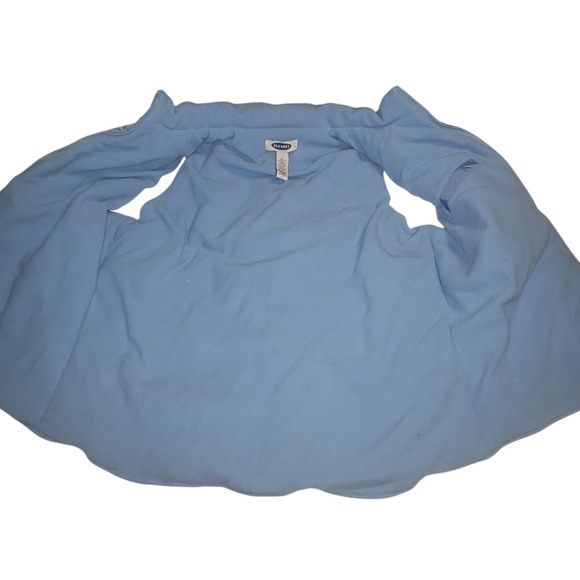 Old Navy Blue Puffer Vest Women’s Large Frost Free Sleeveless Outerwear - Picture 4 of 10